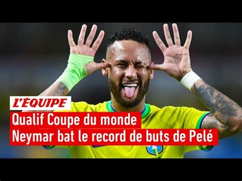 Qualif Amsud Neymar entre dans l histoire du Brésil le but