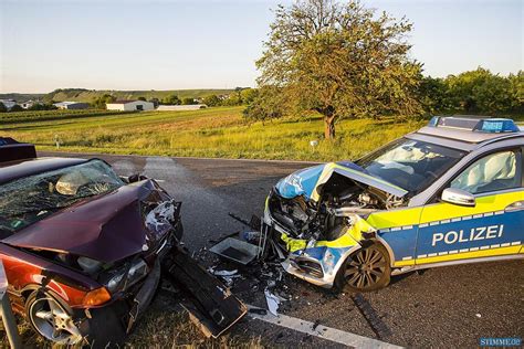 Schwerer Unfall Mit Streifenwagen Stimme De