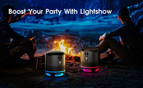 Lfs Small Bluetooth Speakers Portable Wireless Speaker Waterproof Mini Speaker Tws Pairing Rgb