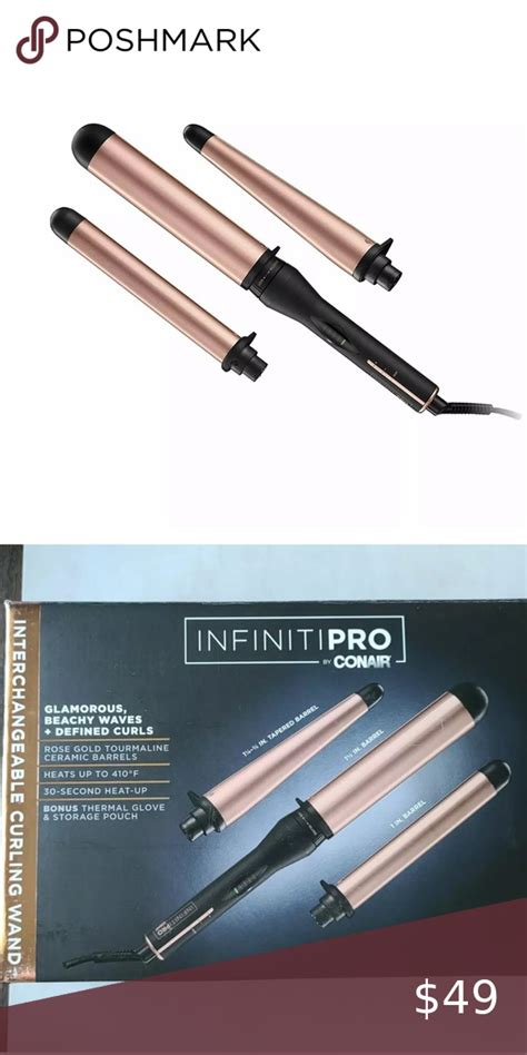 Infinitipro Conair Interchangeable Curling Wand Wand Curls Conair Wands