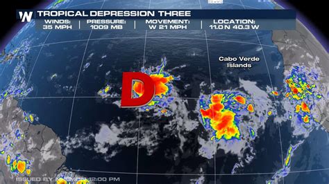 WeatherNation On Twitter Tropical Depression 3 Has Formed In The