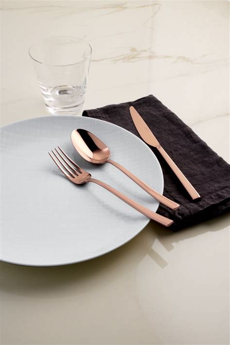 Sambonet Cutlery Set Rock Copper Piece Buy Now At Cookinglife