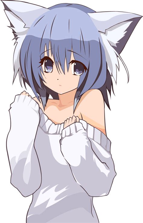 Anime Cat Girl Png Anime Transparent Png Download Transparent Png