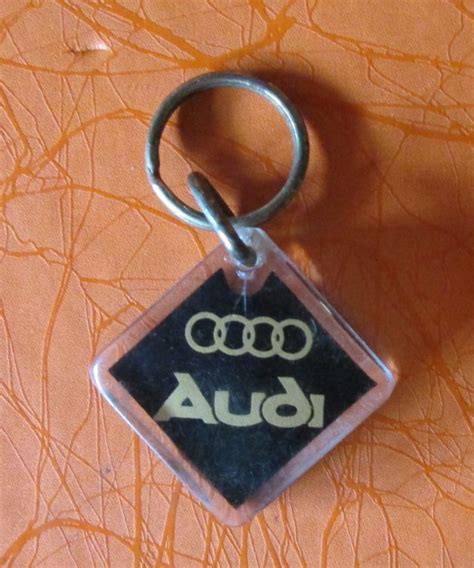 Vintage Keyring Audi Keychain Plastic Ebay