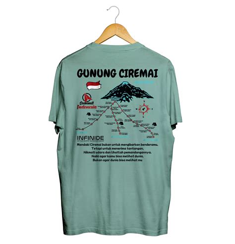 Jual Infinide Infinide Kaos Distro JALUR PENDAKIAN GUNUNG CERMAI