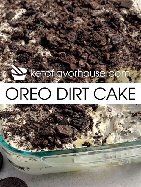 Oreo Dirt Cake - Keto Easy Recipes