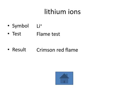 Crimson Red Flame Test