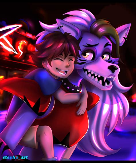 Roxanne Wolf and Gregory (ART POST) | Five Nights At Freddy's Amino