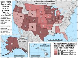 State Plane Coordinate System Home SPCS National Geodetic Survey Alpha