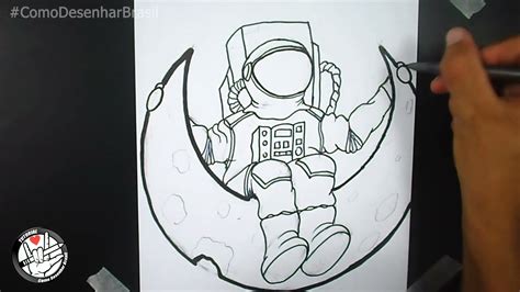 Cómo dibujar el astronauta Dibujo Nasa YouTube