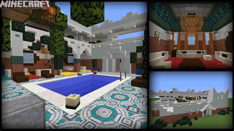 Minecraft Concrete House Design This new modern concrete house has 1 ...