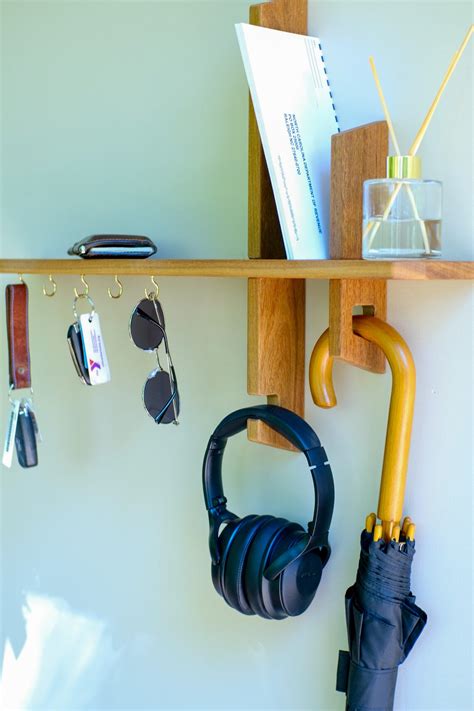 Entryway Shelf Wood Entryway Organizer Entryway Shelf With - Etsy