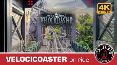 Velocicoaster Front Row Pov 😱🎢 Jurassic World Universals Islands Of Adventure Roller Coaster