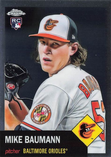 Topps Chrome Platinum Anniversary Mike Baumann Trading Card