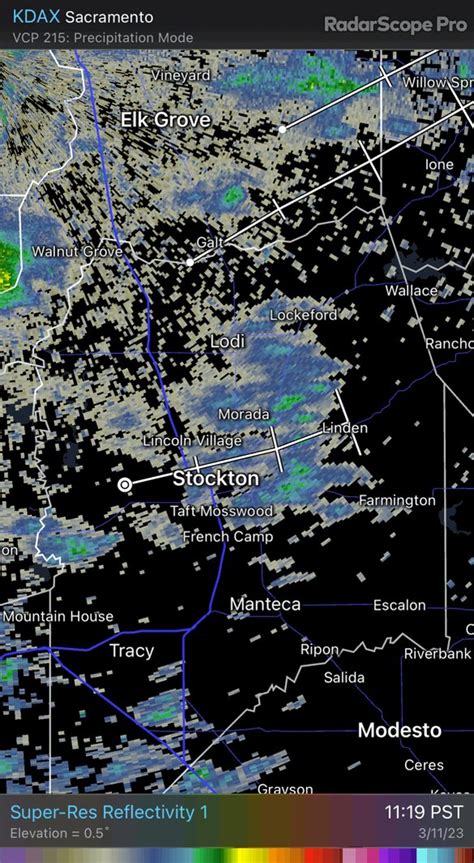 Nic Merianos On Twitter 12 35 Pm Storm Moving Through Stockton Right