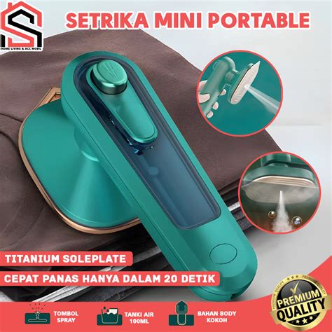 Jual Setrika Mini Portable Travel Spray Listrik Setrika Spray Mini