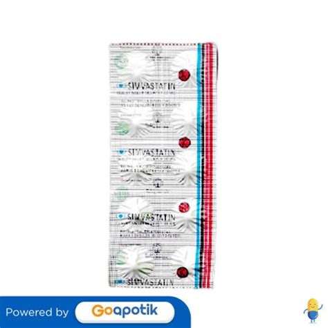 Jual Simvastatin Mulia Mg Strip Tablet Shopee Indonesia