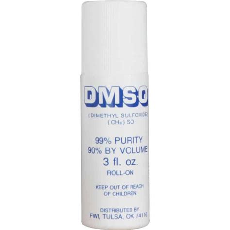 DMSO Dimethyl Sulfoxide 99% Pure DSMO Gel 3 oz