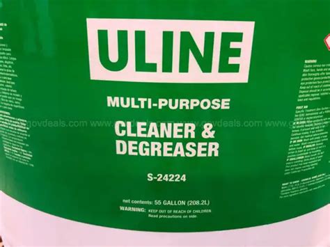 One 55gal Drum Of Uline Cleaner And Degreaser Id 29894 H13 1l No