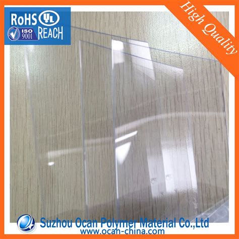 Transparent Pvc Rigid Sheet Super Clear Pvc Sheet For Reminder Tag