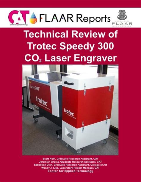 Trotec Speedy 300 Settings SEMA Data Co Op