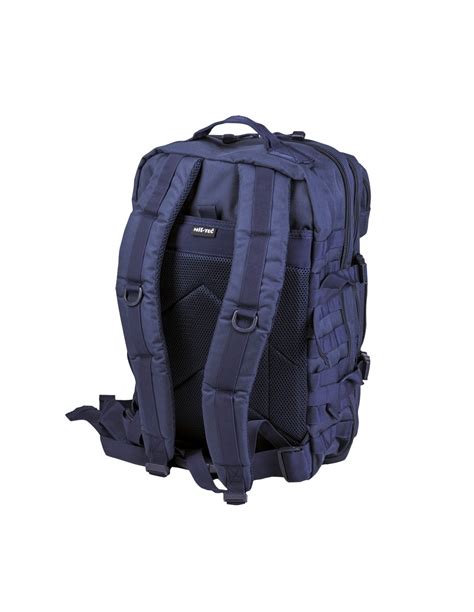 Mochila Militar Assault Pack Lg En Color Azul De Miltec Tssm