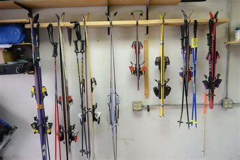 Make Your Own Garage Ski Rack for Cheap - Bring The Kids