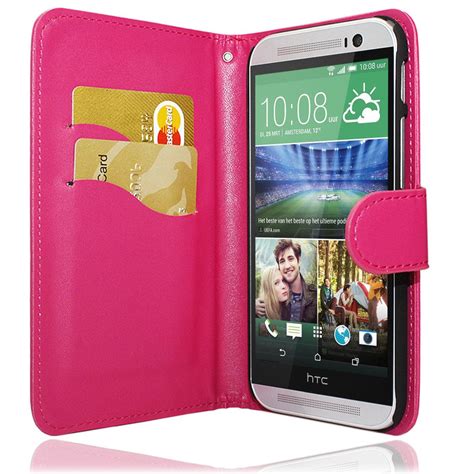 HOT PINK COLOUR WALLET FLIP PU LEATHER CASE COVER FOR VARIOUS PHONE ...