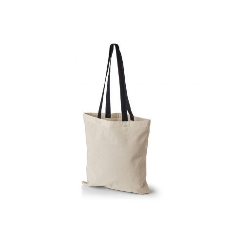 Tote Bag Personnalis Coton Naturel Gr Avec Anses Noires