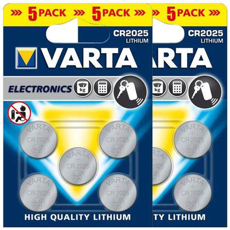 VARTA Batterie CR2025 Universel 10 pièce Interdiscount