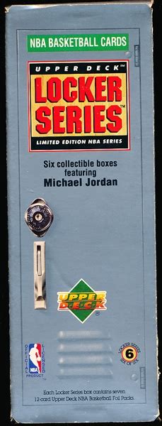 Lot Detail Upper Deck Bskbl Michael Jordan Locker Box