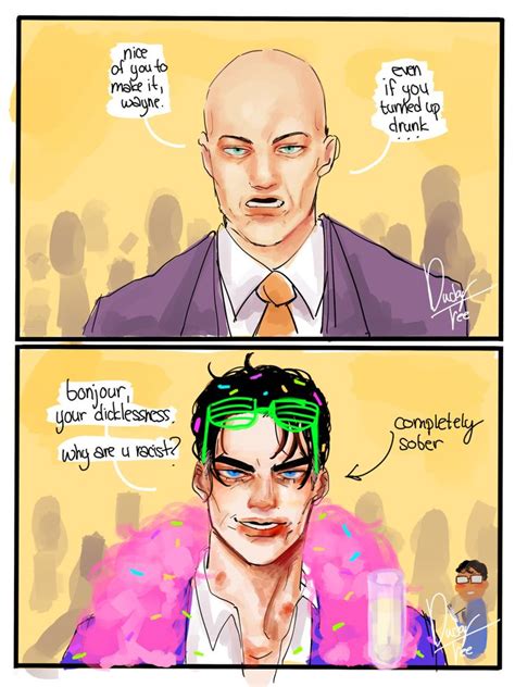 Two Comics Depicting The Same Man And Woman In Different Outfits One With Green Hair