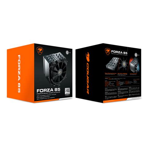 Disipador Para CPU Cougar Gaming FORZA 85 20mm X 1 Intel Y AMD