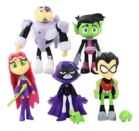 Brinquedos Jovens Titãs - Bonecos Jovens Titãs Teen Titans Go Ação Brinquedos Heróis | MercadoLivre