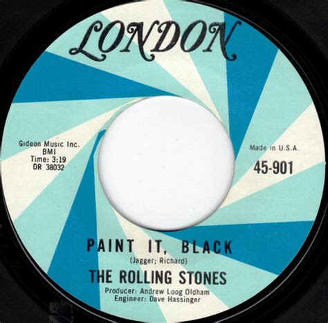 The Rolling Stones - Paint It, Black (1966, Vinyl) | Discogs