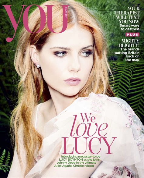 Lucy Boynton Cover For You Magazine Photographed By Helen Mcardle Ways