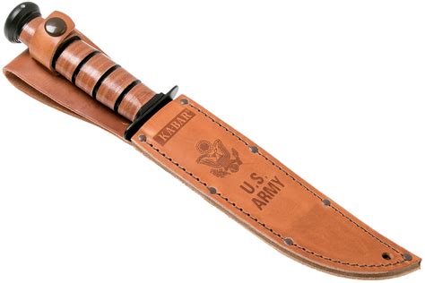 KA BAR U S Army Knife 1220 Fixed Knife Leather Sheath