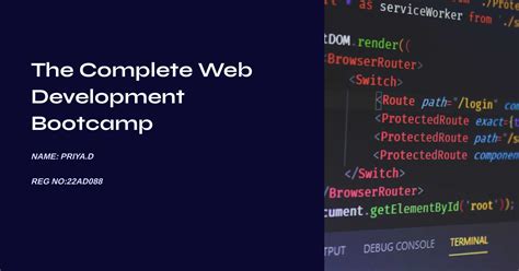 The Complete Web Development Bootcamp