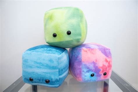 Gelatinous Cube Plush Cute Mobs 65 Fleece Toy Etsy