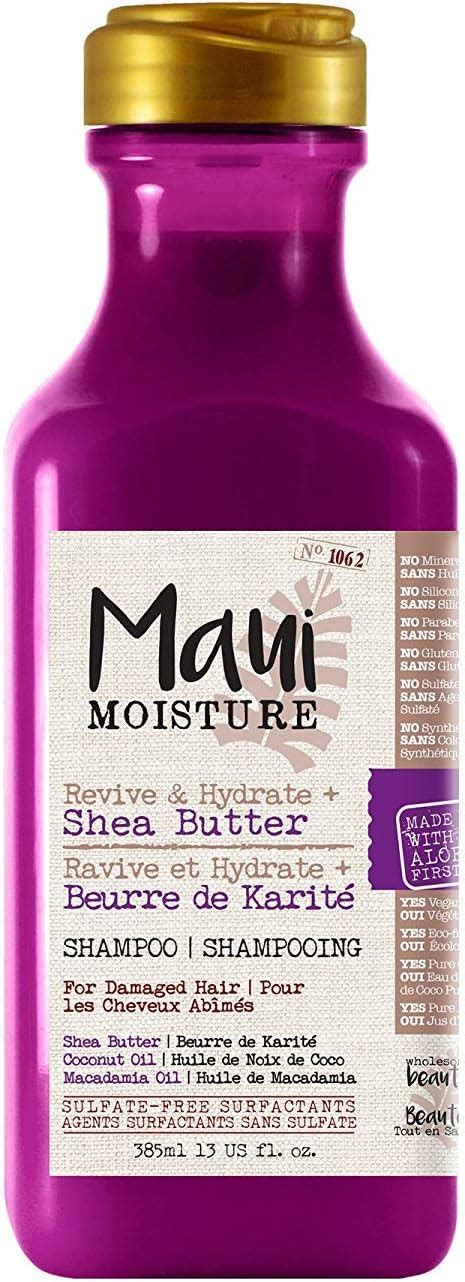 Maui Moisture Heal Hydrate Shea Butter Shampoo To Repair Deeply