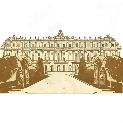 Premium Vector Palace Of Versailles Vector 10