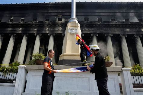 Fire Destroys Main Post Office In Philippine Capital A Nearly Year