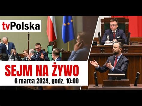 SEJM NA ŻYWO Kryzys konstytucyjny w porządku Co z rolnikami