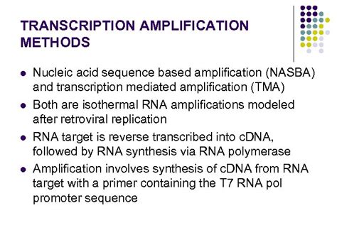 Chapter Nucleic Acid Amplification Techniques Donna C