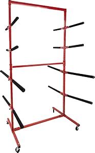 Amazon Biosp Double Sided Mobile Bumper Storage Rack Floor