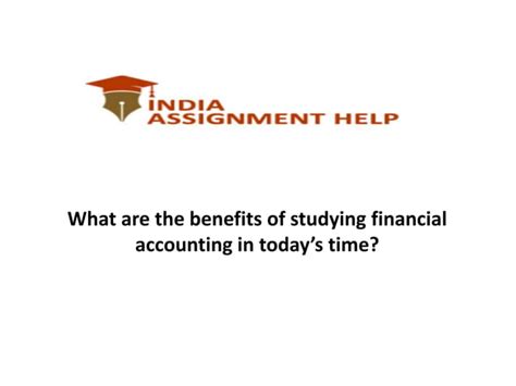 Financial Accounting Assignment Help Pptx