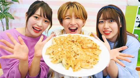 【餃子は飲み物】餃子100個食べ切るまで帰れません！！大食いチャンレンジ！！【女子会】 Youtube