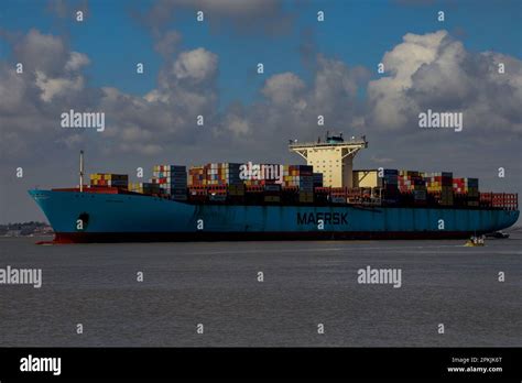 Portacontenedores clase e de maersk fotografías e imágenes de alta