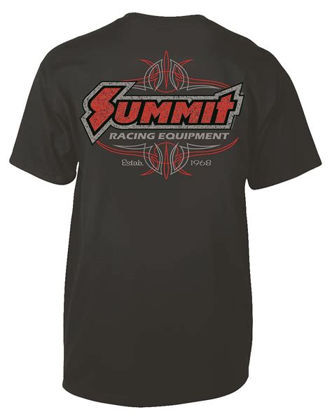 Summit Racing Equipment® Pinstriped T Shirt Summit Racing