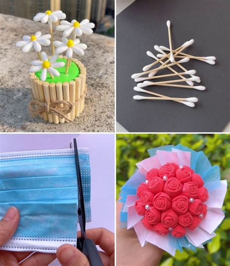 Cute DIY Mini Flower Bouquet Craft Tutorials Bouquet Tutorial Craft